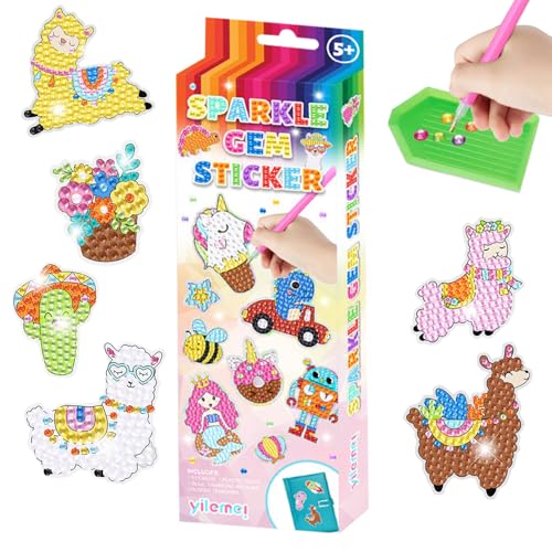 LJTXX Diamond Painting Sticker Set für Kinder 20 Stück Alpaka Diamant Aufkleber, DIY Tiermalerei Tiere Diamant Aufkleber, 5D Diamond Painting, für Jungen und Mädchen Geburtstag LJTXX Diamond Painting Sticker Set für Kinder 20 Stück Alpaka Diamant Aufkleber, DIY Tiermalerei Tiere Diamant Aufkleber, 5D Diamond Painting, für Jungen und Mädchen Geburtstag von LJTXX