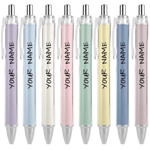 LJYTMZ Kugelschreiber Personalisiert, Stift mit Namen, Kugelschreiber mit Wunschtext, Personalisierte Geschenke für Firmen Events Schulen Hochzeiten - Großer Farbauswahl LJYTMZ Kugelschreiber Personalisiert, Stift mit Namen, Kugelschreiber mit Wunschtext, Personalisierte Geschenke für Firmen Events Schulen Hochzeiten - Großer Farbauswahl von LJYTMZ