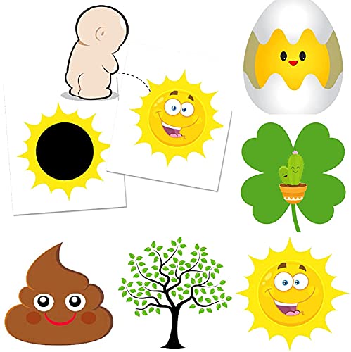 5 x WC Sticker für saubere Toilette/damit Kinder besser in das Klo zielen und treffen/Sticker für WC 5 x WC Sticker für saubere Toilette/damit Kinder besser in das Klo zielen und treffen/Sticker für WC von LK Trend & Style
