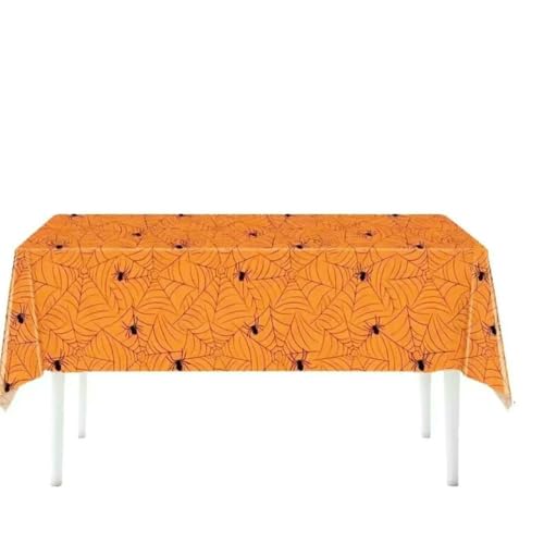 LKAMCBZMF Halloween Tisch, Halloween Ghost Festival Party Net Tischdecke 137x274cm Multicolor(C) von LKAMCBZMF