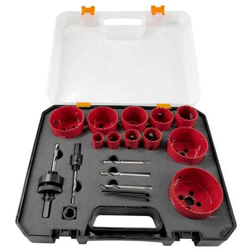 Vakuumschweißdiamantkernbohrschneider, Lochsägen-Bohrer-Set, Durchmesser 19–68 mm, maximale Schnitttiefe 32 mm, sechseckiger, rutschfester Bohrergriff, PVC-Platte Vakuumschweißdiamantkernbohrschneider, Lochsägen-Bohrer-Set, Durchmesser 19–68 mm, maximale Schnitttiefe 32 mm, sechseckiger, rutschfester Bohrergriff, PVC-Platte von LKAMCBZMF