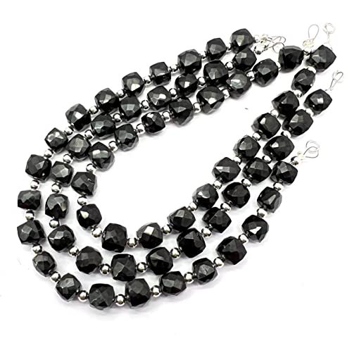 8 Inch 1 Strand Black Spinel 19-22 pieces approx Beads Size 5-8mm Shape Box Cut Faceted Making, Beading & Craft Supplies B0BNIWA09 8 Inch 1 Strand Black Spinel 19-22 pieces approx Beads Size 5-8mm Shape Box Cut Faceted Making, Beading & Craft Supplies B0BNIWA09 von LKBEADS