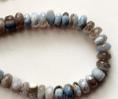 LKBEADS 1 Strand Natural Boulder Opal Beads, Boulder Opal Faceted Rondelle Beads, AAA Boulder Opal Necklace, 9.5mm 4" Long LKBEADS 1 Strand Natural Boulder Opal Beads, Boulder Opal Faceted Rondelle Beads, AAA Boulder Opal Necklace, 9.5mm 4" Long von LKBEADS