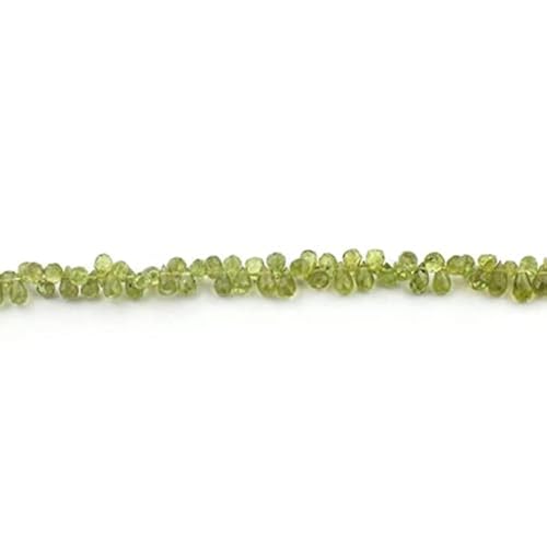 LKBEADS 1 Strand Peridot Gemstone Faceted Briolettes - Peridot Tear drop Beads 7mm-8mm 14 Inches LKBEADS 1 Strand Peridot Gemstone Faceted Briolettes - Peridot Tear drop Beads 7mm-8mm 14 Inches von LKBEADS