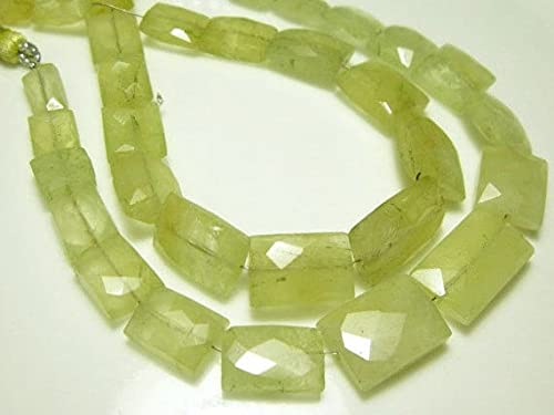 LKBEADS Heliodor Faceted Rectangle Cusion Briolette- 7" Strand -Stones measure- 7x8-9x14mm LKBEADS Heliodor Faceted Rectangle Cusion Briolette- 7" Strand -Stones measure- 7x8-9x14mm von LKBEADS