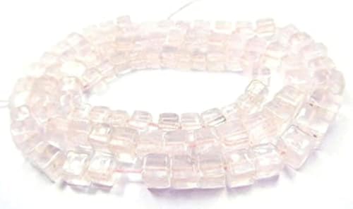 LKBEADS Rose Quartz Natural Gemstone 4.5 Mm Plain Cube Shape Beads 13" Strand LKBEADS Rose Quartz Natural Gemstone 4.5 Mm Plain Cube Shape Beads 13" Strand von LKBEADS