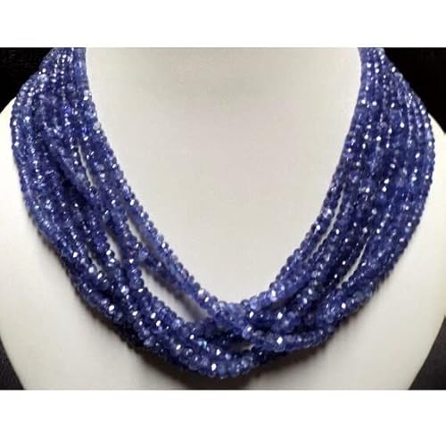 LKBEADS Tanzanite - Tanzanite Faceted Rondelles - 5mm To 3mm - 16 Inch Full Strand LKBEADS Tanzanite - Tanzanite Faceted Rondelles - 5mm To 3mm - 16 Inch Full Strand von LKBEADS