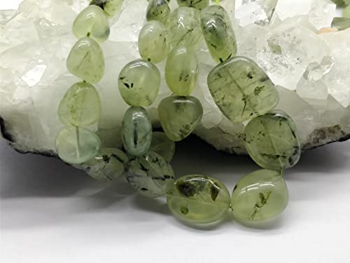 Prehnite Tiny Nugget Beads, tumbled 7x7-18x11mm 22 Pieces Approx Prehnite Smooth Handmade Gemstone Beads, 8.5 Inch Strand April_18_04-2089 Prehnite Tiny Nugget Beads, tumbled 7x7-18x11mm 22 Pieces Approx Prehnite Smooth Handmade Gemstone Beads, 8.5 Inch Strand April_18_04-2089 von LKBEADS