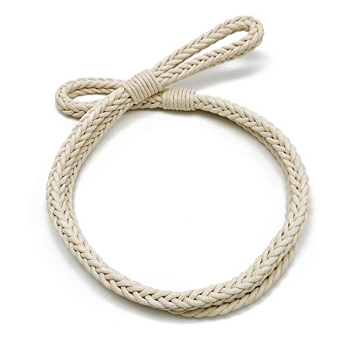 LKDCNUP Vorhanghalter, Vorhang-Raffhalter, Handgestrickte Vorhänge, gebundenes Seil, einfache Art Vorhang-Raffhalter, Beige LKDCNUP Vorhanghalter, Vorhang-Raffhalter, Handgestrickte Vorhänge, gebundenes Seil, einfache Art Vorhang-Raffhalter, Beige von LKDCNUP
