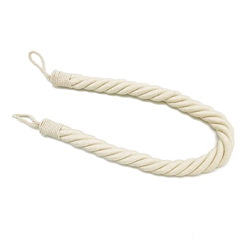 LKDCNUP Vorhanghalter, Vorhang-Raffhalter, Vorhang-Raffhalter, einfache und stilvolle handgefertigte Vorhang-Raffhalter for Zuhause, Hotel, Büro, Fenstervorhang-Zubehör, Beige LKDCNUP Vorhanghalter, Vorhang-Raffhalter, Vorhang-Raffhalter, einfache und stilvolle handgefertigte Vorhang-Raffhalter for Zuhause, Hotel, Büro, Fenstervorhang-Zubehör, Beige von LKDCNUP