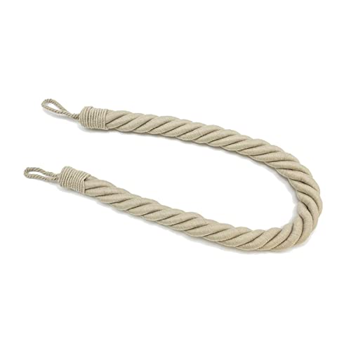 LKDCNUP Vorhanghalter, Vorhang-Raffhalter, Vorhang-Raffhalter, einfache und stilvolle handgefertigte Vorhang-Raffhalter for Zuhause, Hotel, Büro, Fenstervorhang-Zubehör, Beige LKDCNUP Vorhanghalter, Vorhang-Raffhalter, Vorhang-Raffhalter, einfache und stilvolle handgefertigte Vorhang-Raffhalter for Zuhause, Hotel, Büro, Fenstervorhang-Zubehör, Beige von LKDCNUP