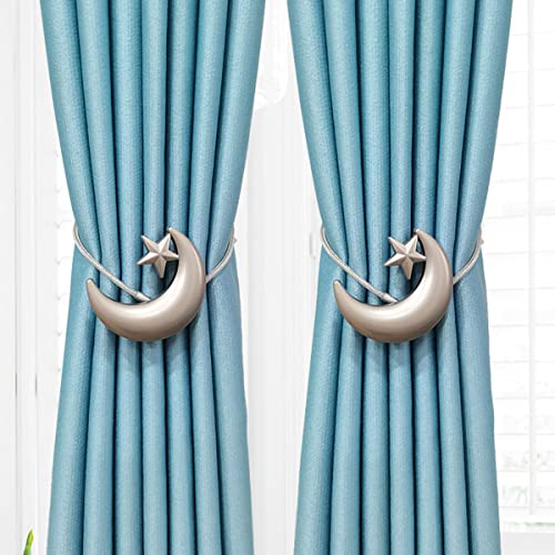 LKDCNUP Vorhanghalter, Vorhang-Raffhalter, Vorhang-Raffhalter, magnetische Vorhang-Raffhalter, Vorhang-Vorhänge-Clips, Seilhalter for das Heimbüro, Silber LKDCNUP Vorhanghalter, Vorhang-Raffhalter, Vorhang-Raffhalter, magnetische Vorhang-Raffhalter, Vorhang-Vorhänge-Clips, Seilhalter for das Heimbüro, Silber von LKDCNUP