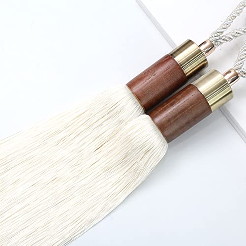 LKDCNUP Vorhanghalter, Vorhang-Raffhalter, Vorhang-Raffhalter for Zuhause, Vorhang-Clips, Seil-Krawattenband, Quasten-Krawatte, Vorhanghalter, Quaste, Heimdekoration, Vorhang-Raffhalter, grau LKDCNUP Vorhanghalter, Vorhang-Raffhalter, Vorhang-Raffhalter for Zuhause, Vorhang-Clips, Seil-Krawattenband, Quasten-Krawatte, Vorhanghalter, Quaste, Heimdekoration, Vorhang-Raffhalter, grau von LKDCNUP
