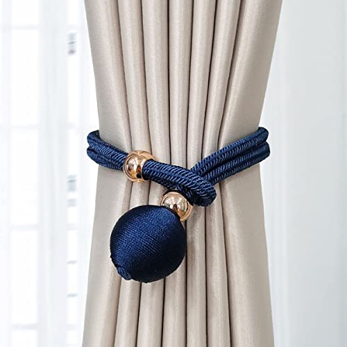 LKDCNUP Vorhanghalter, Vorhang-Raffhalter, Vorhangseil-Raffhalter, handgestrickter Vorhang-Raffhalter, Vorhang-Raffhalter mit Einer Kugel for die Fensterdekoration im Zuhause, Büro, Gold LKDCNUP Vorhanghalter, Vorhang-Raffhalter, Vorhangseil-Raffhalter, handgestrickter Vorhang-Raffhalter, Vorhang-Raffhalter mit Einer Kugel for die Fensterdekoration im Zuhause, Büro, Gold von LKDCNUP