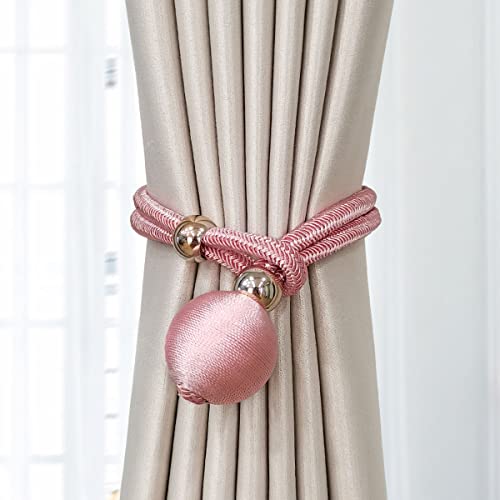LKDCNUP Vorhanghalter, Vorhang-Raffhalter, Vorhangseil-Raffhalter, handgestrickter Vorhang-Raffhalter, Vorhang-Raffhalter mit Einer Kugel for die Fensterdekoration im Zuhause, Büro, Gold LKDCNUP Vorhanghalter, Vorhang-Raffhalter, Vorhangseil-Raffhalter, handgestrickter Vorhang-Raffhalter, Vorhang-Raffhalter mit Einer Kugel for die Fensterdekoration im Zuhause, Büro, Gold von LKDCNUP