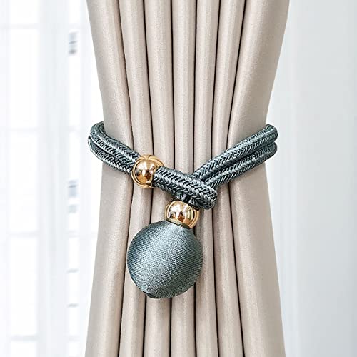 LKDCNUP Vorhanghalter, Vorhang-Raffhalter, Vorhangseil-Raffhalter, handgestrickter Vorhang-Raffhalter, Vorhang-Raffhalter mit Einer Kugel for die Fensterdekoration im Zuhause, Büro, Gold LKDCNUP Vorhanghalter, Vorhang-Raffhalter, Vorhangseil-Raffhalter, handgestrickter Vorhang-Raffhalter, Vorhang-Raffhalter mit Einer Kugel for die Fensterdekoration im Zuhause, Büro, Gold von LKDCNUP