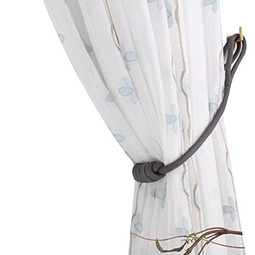 LKDCNUP Vorhanghalter, Vorhang-Raffhalter, geflochtene Vorhang-Raffhalter for Heimvorhänge und Vorhangdekoration, Fenstervorhang-Krawatte, grau LKDCNUP Vorhanghalter, Vorhang-Raffhalter, geflochtene Vorhang-Raffhalter for Heimvorhänge und Vorhangdekoration, Fenstervorhang-Krawatte, grau von LKDCNUP