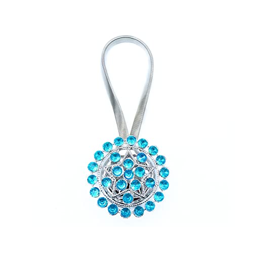 LKDCNUP Vorhanghalter, Vorhang-Raffhalter, magnetische Vorhang-Raffhalter, dekorative Kristall-Vorhanghalter for Schlafzimmer, Wohnzimmer, Büro, Seeblau LKDCNUP Vorhanghalter, Vorhang-Raffhalter, magnetische Vorhang-Raffhalter, dekorative Kristall-Vorhanghalter for Schlafzimmer, Wohnzimmer, Büro, Seeblau von LKDCNUP