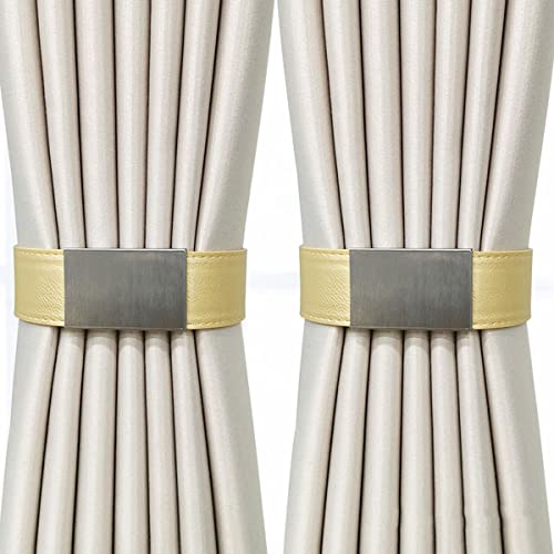 LKDCNUP Vorhanghalter, Vorhang-Raffhalter, magnetische Vorhang-Raffhalter, dekorative Vorhang-Halterungen, dekorativer Seil-Halter, Moderne Raffhalter, Gold LKDCNUP Vorhanghalter, Vorhang-Raffhalter, magnetische Vorhang-Raffhalter, dekorative Vorhang-Halterungen, dekorativer Seil-Halter, Moderne Raffhalter, Gold von LKDCNUP