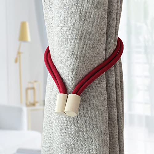 LKDCNUP Vorhanghalter, Vorhang-Raffhalter, magnetische Vorhang-Raffhalter, dekorative Vorhang-Raffhalter for Fenstervorhänge, kein Werkzeug erforderlich, rosa LKDCNUP Vorhanghalter, Vorhang-Raffhalter, magnetische Vorhang-Raffhalter, dekorative Vorhang-Raffhalter for Fenstervorhänge, kein Werkzeug erforderlich, rosa von LKDCNUP