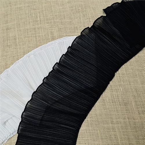 Spitzenband, 10 Yard Vorhangbesätze, plissierter elastischer Spitzenstoff, 17 cm Spitzenband, 10 Yard Vorhangbesätze, plissierter elastischer Spitzenstoff, 17 cm von LKDCNUP