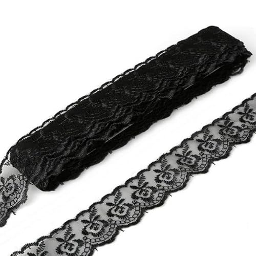 Spitzenband, 10 Yards Spitzenband, 40 mm, DIY, bestickte Borten for Nähen, Dekoration, DIY, Hochzeitsrock, Kleidungszubehör von LKDCNUP