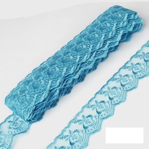 Spitzenband, 10 Yards Spitzenband, 40 mm, DIY, bestickte Borten for Nähen, Dekoration, DIY, Hochzeitsrock, Kleidungszubehör von LKDCNUP