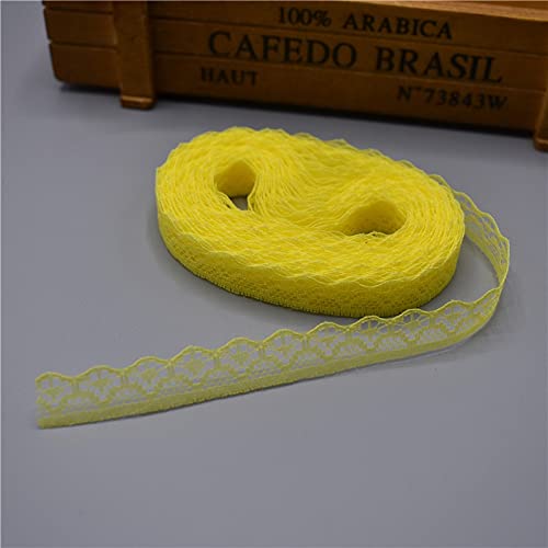 Spitzenband, 10 Yards Spitzenband, Breite 14 mm, Besatzstoff, DIY, bestickt, for Nähen, Hochzeitskleid, Dekoration von LKDCNUP