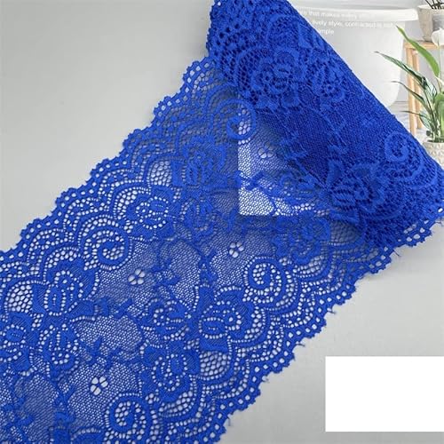 Spitzenband, 2 Meter buntes elastisches dehnbares Spitzenband, hohles Blumenstickereimaterial von LKDCNUP