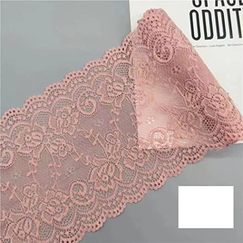 Spitzenband, 2 Meter buntes elastisches dehnbares Spitzenband, hohles Blumenstickereimaterial von LKDCNUP