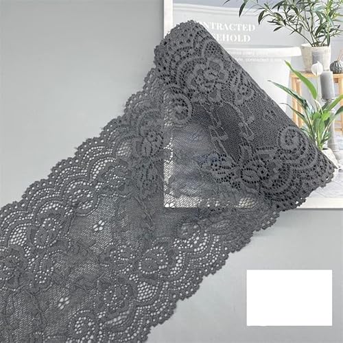 Spitzenband, 2 Meter buntes elastisches dehnbares Spitzenband, hohles Blumenstickereimaterial von LKDCNUP
