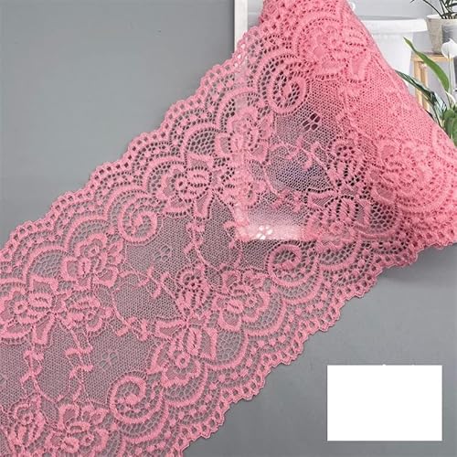 Spitzenband, 2 Meter buntes elastisches dehnbares Spitzenband, hohles Blumenstickereimaterial Spitzenband, 2 Meter buntes elastisches dehnbares Spitzenband, hohles Blumenstickereimaterial von LKDCNUP