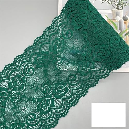 Spitzenband, 2 Meter buntes elastisches dehnbares Spitzenband, hohles Blumenstickereimaterial Spitzenband, 2 Meter buntes elastisches dehnbares Spitzenband, hohles Blumenstickereimaterial von LKDCNUP