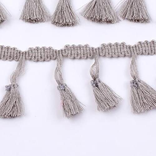 Spitzenband, 2 Yards Quaste Spitze Grau Band Fransen Borte DIY Hochzeit Party Latin Kleid Stoff Handgemachte Nähen Vorhang Spitzenband, 2 Yards Quaste Spitze Grau Band Fransen Borte DIY Hochzeit Party Latin Kleid Stoff Handgemachte Nähen Vorhang von LKDCNUP