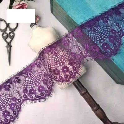 Spitzenband, 3 Meter farbige Wimpern Spitzenbesatz Blume DIY von LKDCNUP