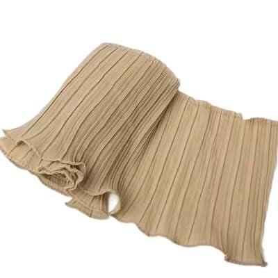 Spitzenband, 3 Yard/Lot Schwarz Weiß Spitzenbesatz Zopf Plissee Chiffon Gekräuselten Saum 11 CM-32 CM von LKDCNUP