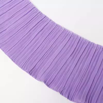 Spitzenband, 3 Yard/Lot Schwarz Weiß Spitzenbesatz Zopf Plissee Chiffon Gekräuselten Saum 11 CM-32 CM Spitzenband, 3 Yard/Lot Schwarz Weiß Spitzenbesatz Zopf Plissee Chiffon Gekräuselten Saum 11 CM-32 CM von LKDCNUP