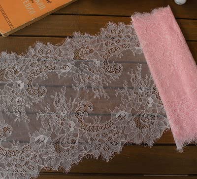 Spitzenband, 35CM Wimpern Spitzenbesatz Zubehör Handarbeit DIY Unterwäsche Rock Saum Kleidung Dekoration Wimpern Stoff von LKDCNUP