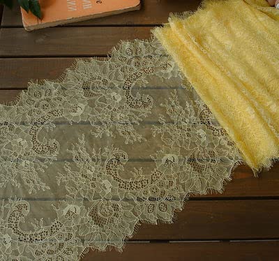 Spitzenband, 35CM Wimpern Spitzenbesatz Zubehör Handarbeit DIY Unterwäsche Rock Saum Kleidung Dekoration Wimpern Stoff Spitzenband, 35CM Wimpern Spitzenbesatz Zubehör Handarbeit DIY Unterwäsche Rock Saum Kleidung Dekoration Wimpern Stoff von LKDCNUP