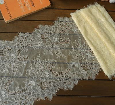 Spitzenband, 35CM Wimpern Spitzenbesatz Zubehör Handarbeit DIY Unterwäsche Rock Saum Kleidung Dekoration Wimpern Stoff Spitzenband, 35CM Wimpern Spitzenbesatz Zubehör Handarbeit DIY Unterwäsche Rock Saum Kleidung Dekoration Wimpern Stoff von LKDCNUP