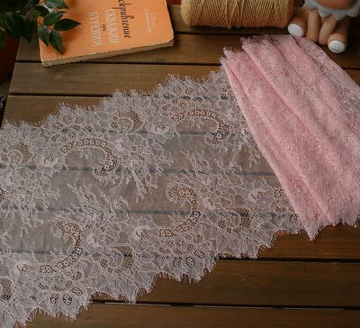 Spitzenband, 35CM Wimpern Spitzenbesatz Zubehör Handarbeit DIY Unterwäsche Rock Saum Kleidung Dekoration Wimpern Stoff Spitzenband, 35CM Wimpern Spitzenbesatz Zubehör Handarbeit DIY Unterwäsche Rock Saum Kleidung Dekoration Wimpern Stoff von LKDCNUP