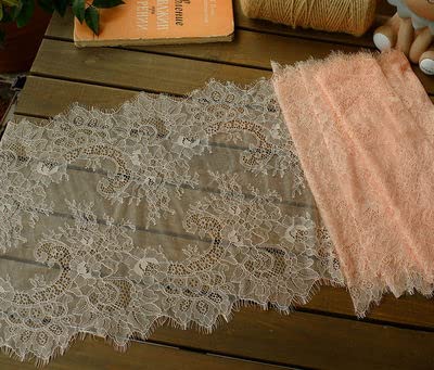 Spitzenband, 35CM Wimpern Spitzenbesatz Zubehör Handarbeit DIY Unterwäsche Rock Saum Kleidung Dekoration Wimpern Stoff von LKDCNUP