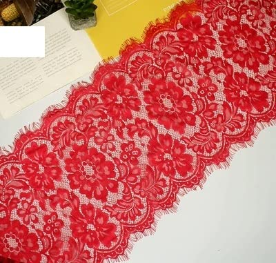 Spitzenband, 3meter Wimpern Spitzenbesatz Zubehör Handarbeit DIY Unterwäsche Rock Saum Kleidung Dekoration Wimpern Stoff von LKDCNUP