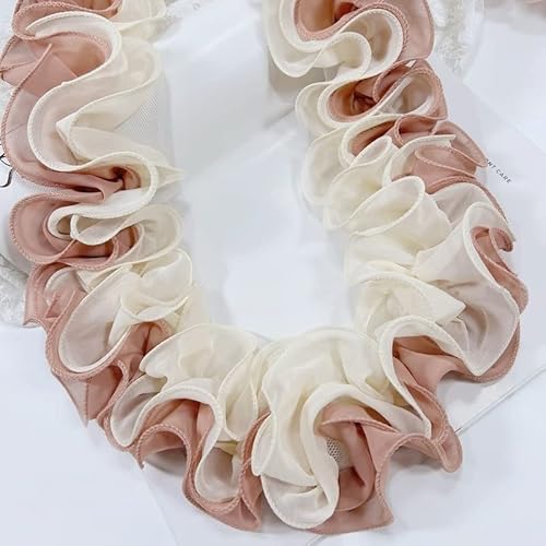 Spitzenband, 4-lagige S-förmige plissierte 3D-Chiffon-Spitze DIY-Kleid, langer Rocksaum, Sofa, Vorhangbesatz, Nähmaterial Spitzenband, 4-lagige S-förmige plissierte 3D-Chiffon-Spitze DIY-Kleid, langer Rocksaum, Sofa, Vorhangbesatz, Nähmaterial von LKDCNUP