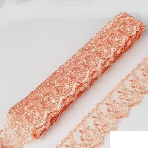 Spitzenband, 40 mm 10 Yards Stickerei Spitzenband Trim Stoff DIY Armband Nähen Kleidung Kleid Hochzeit Party Decor Zubehör von LKDCNUP