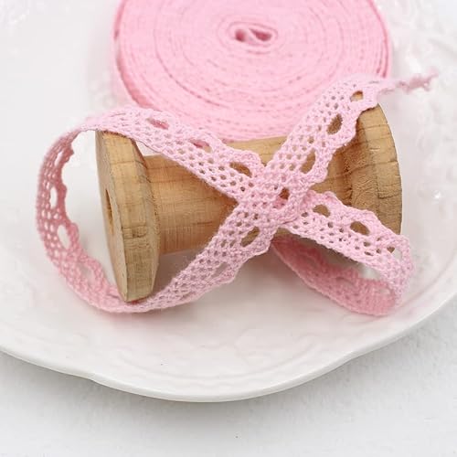 Spitzenband, 5/10 Yards Multi Farbige Baumwolle Spitze Trimmt Band DIY Kleidung Hometexile Rand Verschönerung von LKDCNUP
