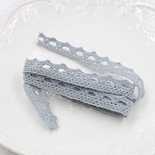 Spitzenband, 5/10 Yards Multi Farbige Baumwolle Spitze Trimmt Band DIY Kleidung Hometexile Rand Verschönerung von LKDCNUP