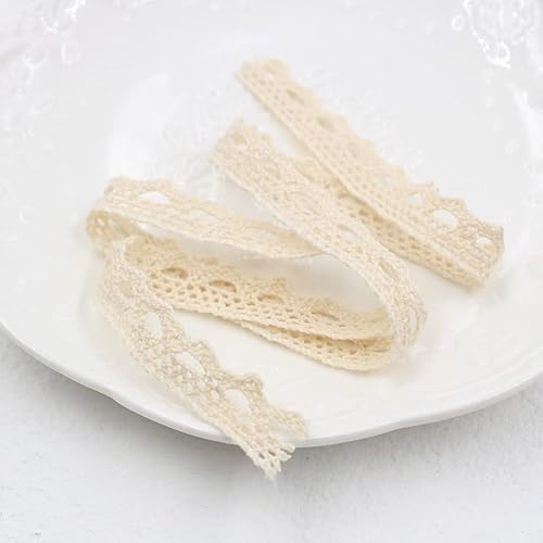 Spitzenband, 5/10 Yards Multi Farbige Baumwolle Spitze Trimmt Band DIY Kleidung Hometexile Rand Verschönerung von LKDCNUP