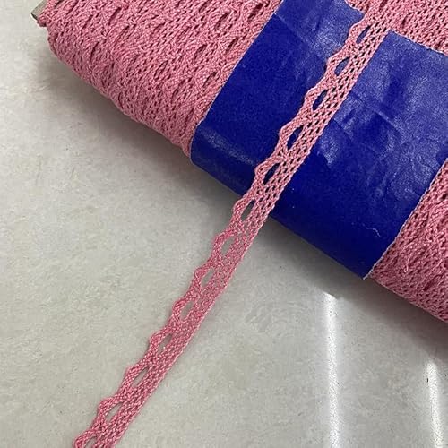 Spitzenband, 5/10 Yards Multi Farbige Baumwolle Spitze Trimmt Band DIY Kleidung Hometexile Rand Verschönerung von LKDCNUP