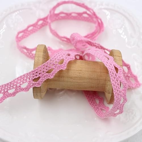 Spitzenband, 5/10 Yards Multi Farbige Baumwolle Spitze Trimmt Band DIY Kleidung Hometexile Rand Verschönerung Spitzenband, 5/10 Yards Multi Farbige Baumwolle Spitze Trimmt Band DIY Kleidung Hometexile Rand Verschönerung von LKDCNUP